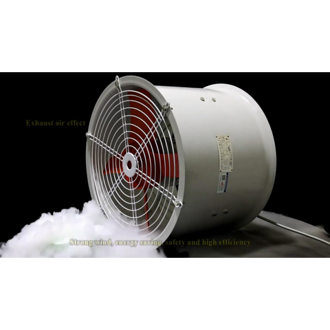 400mm Industrial Ventilation Metal Fan Axial Commercial Air Extractor  Exhaust