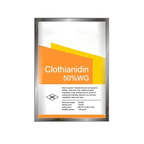 Agriculture Insecticide Clothianidin 50%wg Pesticide For Insect Killer ...