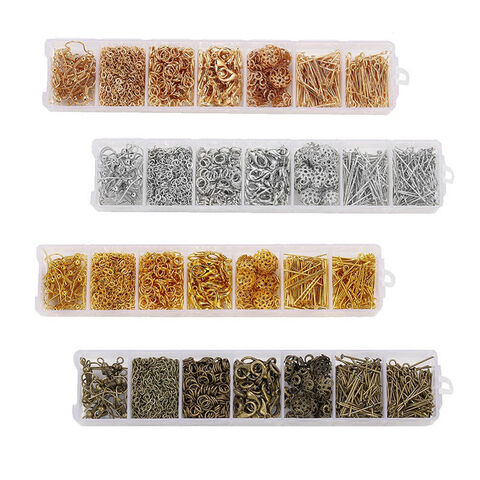 Mixed Styles Spacer Beads Chain Earring Hook Jump Ring Pin Box Sets Diy Jewelry  Findings Material, Earring Hook Open Jump Rings, Earring Findings, Jewelry  Findings Components - Buy China Wholesale Jewelry Making
