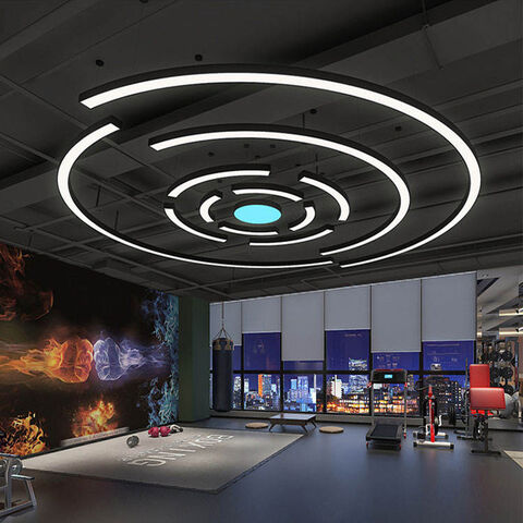 Bulk Buy China Wholesale Round Arc Linear Light Circle Hanging Lamp New ...