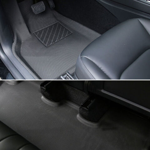 Tapis de sol de voiture en cuir PU personnalisé avec logo, ensemble complet  de tapis, accessoires intérieurs pour Honda, Toyota, Mercedes Benz, Audi,  BMW