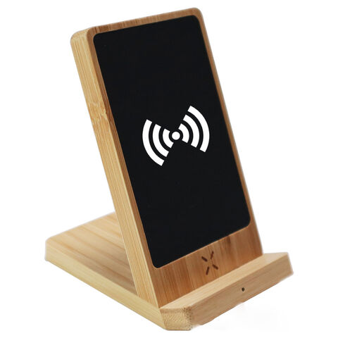 Buy Wholesale China Environmentally Friendly Bamboo Wood 15w Wireless  Charger Wooden Phone Holder & Wireless Charger at USD 3.5