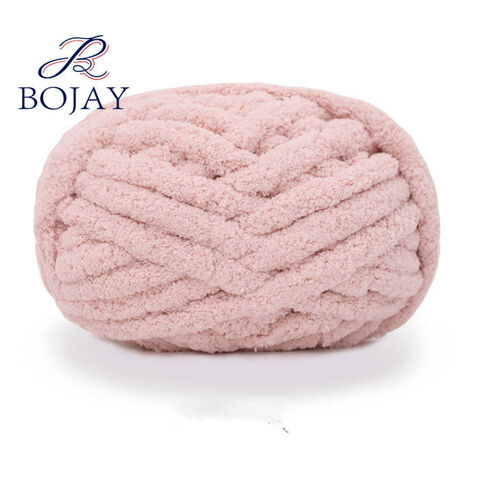 Bojay Wholesale Fancy Hand Knitting Crochet Fancy Jumbo Fuzzy