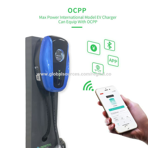 Buy Wholesale Hong Kong SAR Oem Odm Electric Car Ev Charger Type 2 Ac Wall  Box Eu Standard Plug With 4.3 Tft Screen & Ev Charger Wall Box at USD 197