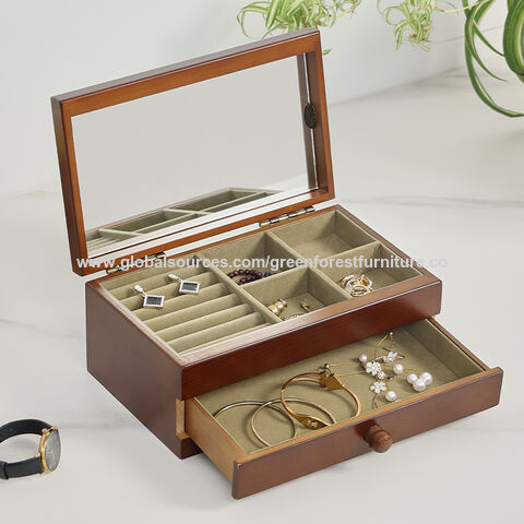 Buy Wholesale China Jewelry Box For Women, Rustic Wooden Jewelry