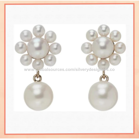 8mm Drop Wholesale Women 925 Silver Classic Style Freshwater Natural Clip Pearl  Earrings - China Fashion Pearl Jewelry and Flower Earring price |  Made-in-China.com