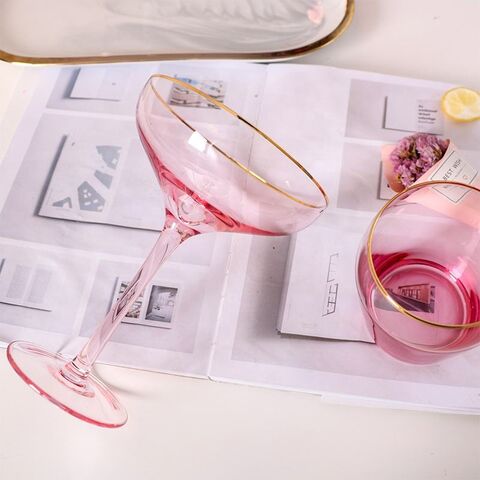 Chic and Zen Acrylic Clear 6-Piece Wine Goblets Set