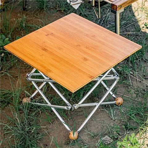 Adjustable Portable Aluminum Patio Folding Camping Table for