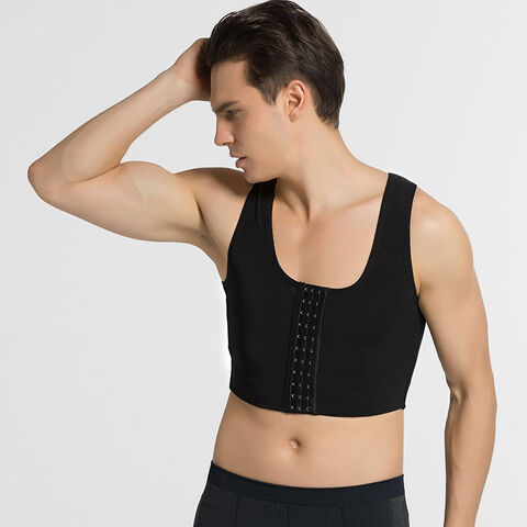 Men's Body Shaper Compression Muscle Tank Top - Elastic Sculpting Shapewear