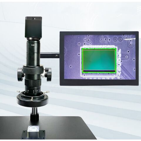 Led Adjustable Ring Lamp Microscope Digital Electronic For Mobile Phone ...
