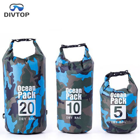 Buy China Wholesale Divtop Factory Custom Camouflage Roll Top Compression  Ocean Pack Dry Waterproof Bag For Swimming & 10l Dry Bag 120l Dry Bag 30l  Dry Bag 500d Pvc Dry $1.95