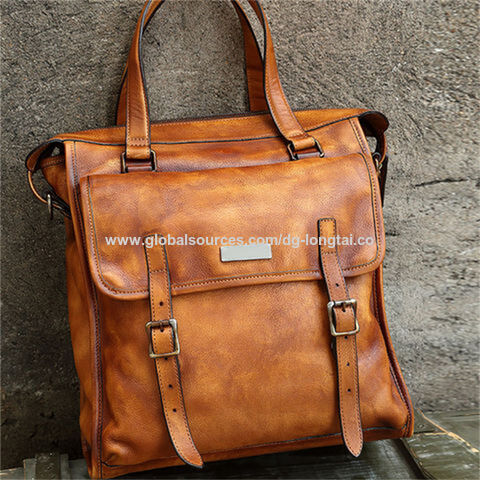 Retro Fashion Style Men's Travel Handbags Luxury Shoulder Bag
