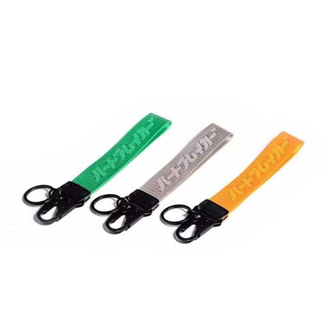 China Factory 100Pcs 2 Colors Plastic Badge Strap Clip Carabiner