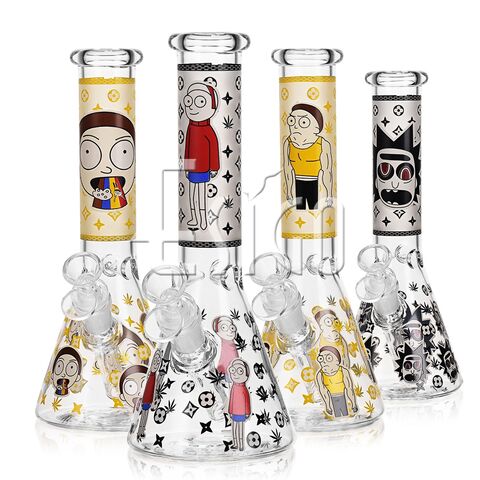 Buy Wholesale China Rick And Morty Honeycomb Beaker Bong 7mm Thick Glass  Water Pipe Factory Wholesale Price & Rick And Morty Water Pipe at USD 1