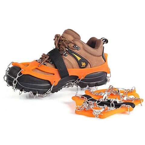 Crampons Ice Cleats For Shoes And Boots Women Men Kids Anti Slip 19 Spikes  Stainless Steel Microspikes For Hiking Fishing - Buy China Wholesale  Crampons Ice Cleats For Shoes And Boots $6