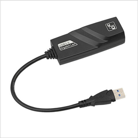 CABLE ADAPTADOR USB 3.0 A LAN RJ-45 GIGABIT 10/100/1,000 MBPS RJ45