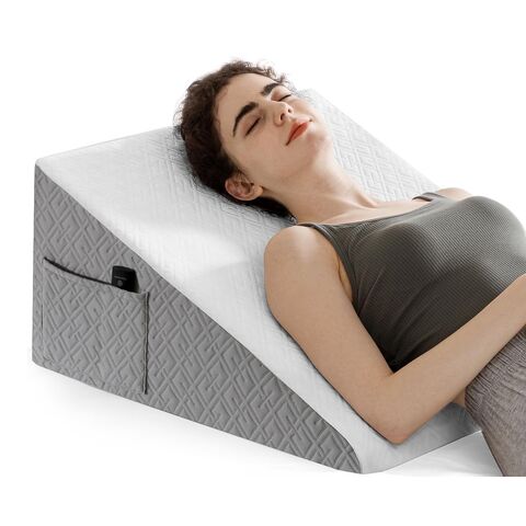 Foam Wedge Pillow for Elevated Sleeping In Bed