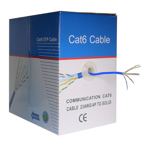 Cable Cat6 De 305m 23 Gauge 1000ft Roll Price Utp Cable 23awg Cabo Network  Ethernet Bulk Wire Lan New, Cat6 Utp 23 Gauge, Cat6 Cable 305m Roll Price,  Cabo De Rede Cat6 