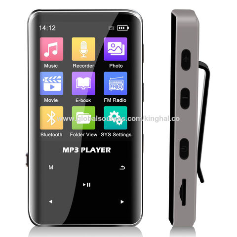 Heißer Verkauf Sport Wireless Clip MP3 Musik Player Bluetooth 32GB MP4 Video Player mit 2,4 Zoll TFT Farbdisplay