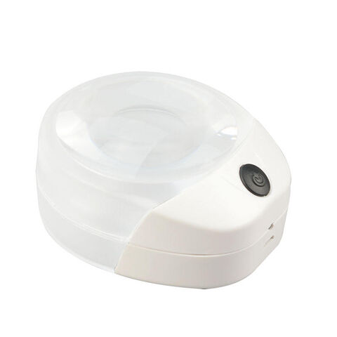 Buy Wholesale China Rechargeable 10x Dome Magnifying Glass With Led