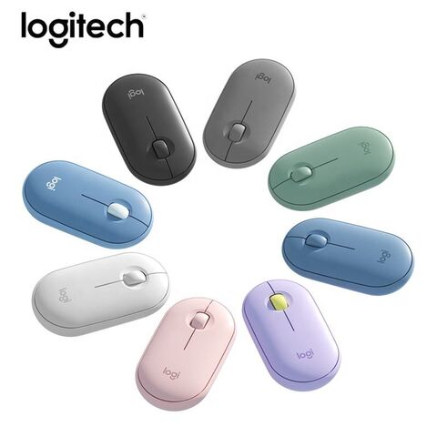 Logitech Pebble Wireless Mouse With Bluetooth Or 2.4 Ghz Receiver