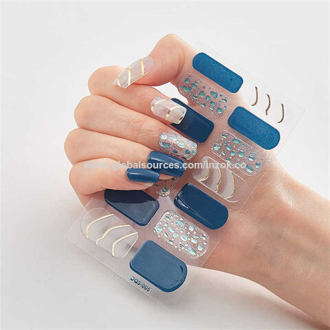 Amazon.com: SILPECWEE 12 Sheets Nail Polish Strips Full Nail Wraps for  Women Color Blending Self Adhesive Nail Polish Stickers Gel Nail Strips Nail  Art Accessories with Nail File (Chic Style) : Beauty