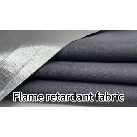 Buy Wholesale China High Quality 100% Polyester Flame Retardant 300d Silver  Coated Fire-retardant F R Fabric For Camping Tent & 100 Polyester Fabric  For Camping Tent at USD 1.72