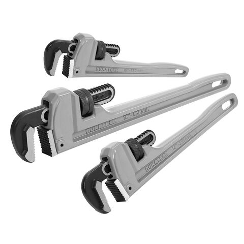 Buy Wholesale China Heavy Duty Aluminum Straight Pipe Wrench Set 10   Aluminum Pipe Wrench Big Pipe Wrench Pipe Chain 