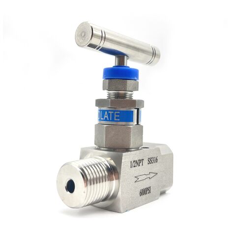 Buy Wholesale China 2 Way Ss304 Needle Valve 6000psi High Pressure ...