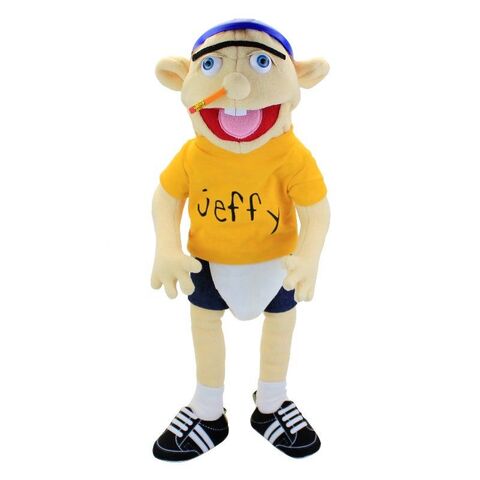 education plush jeffy hand puppet soft