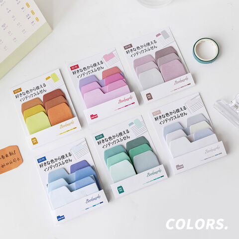8 Sheets Color Books Annotating Tabs Annotation Sticker Labels