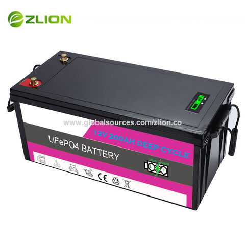 Batterie LiFePO4 200Ah 12.8V pour camping-car caravane camping