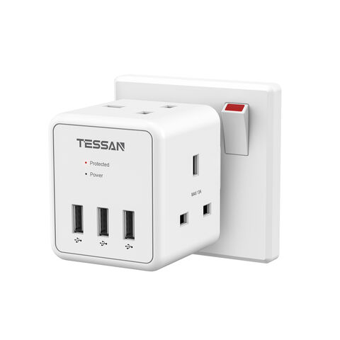 Multi Plug Outlet Extender  Best Multi Plug Outlet with Usb Wall Charger