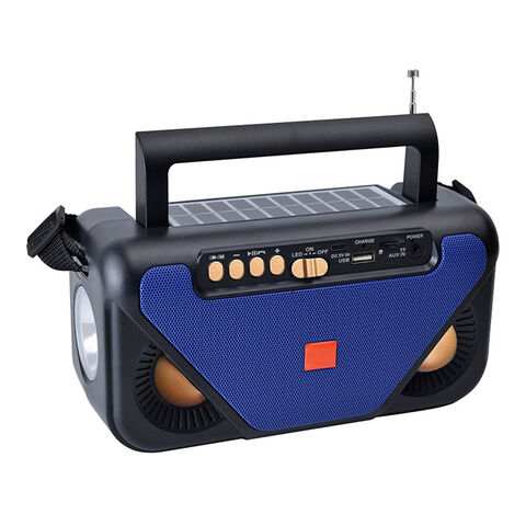 New Model Bluetooth Speakers With Led Light Solar Energy Wireless