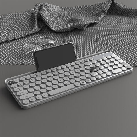 Teclado con cable de 78 teclas, Mini interfaz USB portátil para ordenador  de escritorio, ultrafino para