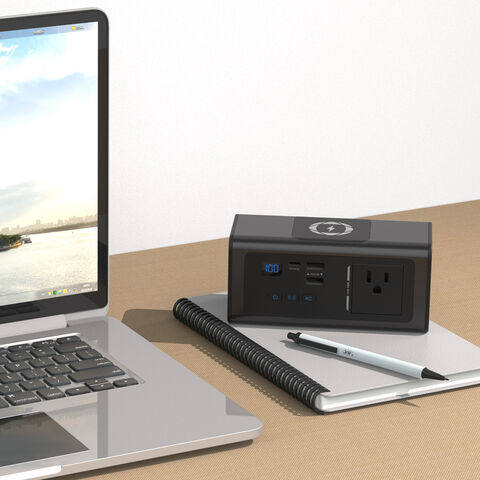 Ac 150w Power Bank + 5/7.5/10wwireless Charger + Home Office, 25600mah ...