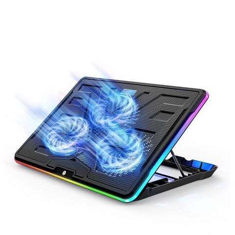 Buy Wholesale China Wholesale Laptop Cooler Stand With Rgb Light Dual ...