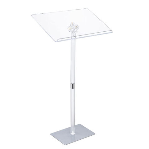 Bespoke Angel Adjustable Clear Acrylic Podium Stand Lucite Lectern And ...