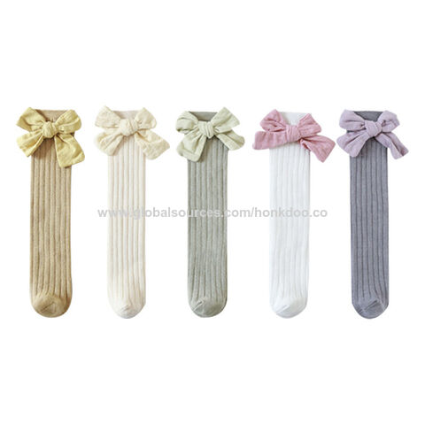 Bébé fille genou chaussettes hautes pour bébé nouveau-né hiver