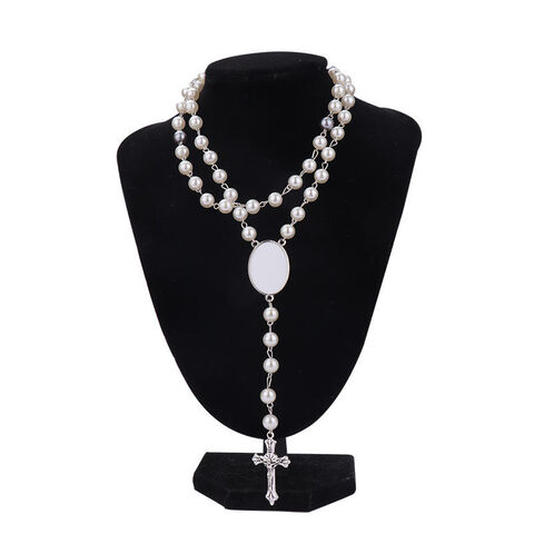 Sublimation Blank Cross Blank Necklaces