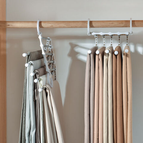 MU Creativo Nuevo Diseño Perchas Plásticas para Ropa Pantalones Toallas Ropa Perchas Tipo S