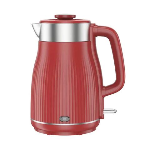 Buy Wholesale China Fast Heat Double Layer Electric Kettle 1.8l 1500w  Stainless Steel For Boiling, Bpa-free, Electric Hot Water Boiling Pot-shiny-red  & Electric Kettle at USD 8.2