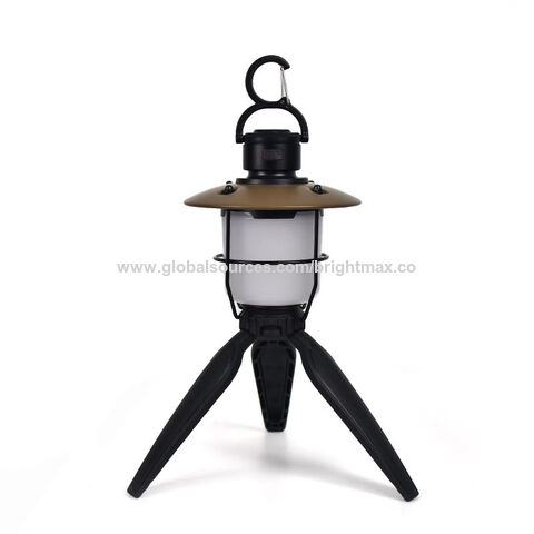 LED Rechargeable Retro Camping Light Outdoor Lantern Lamp Portable