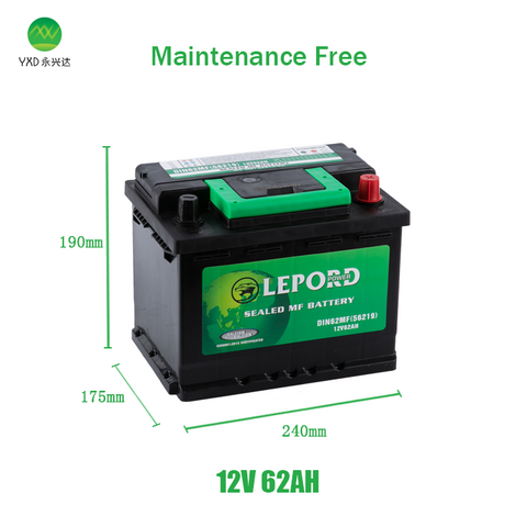 Buy Wholesale China Cheapest Din Standard Made In Korea South Africa 12v  628 56219 Din62 62ah Amp Lead Acid Truck Auto Car Battery Prices For Sale &  Car Battery For Sale at