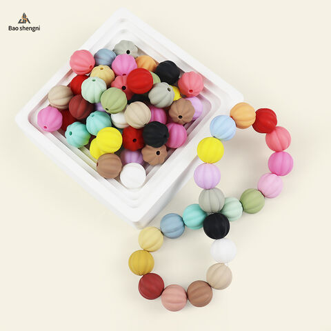 Buy Wholesale China 12mm 15mm 19mm Round Teething Beads Bpa Free Baby  Chewable Beads Diy Pacifier Chain Silicone Beads & Silicone Beads Teething  Beads Baby Chewable Beads at USD 0.68