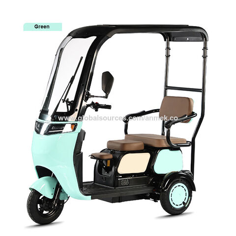 Two seater electric online tricycle