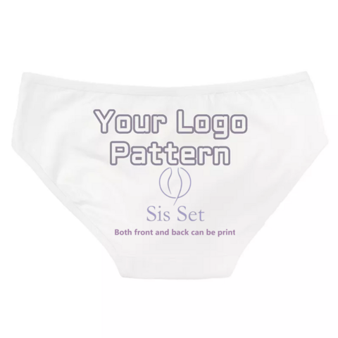 Women's Printed Panties Custom Logo Culotte En Coton Pour Femme