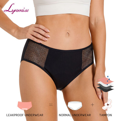 Buy Standard Quality China Wholesale Lynmiss Leak Proof Calzones Panties  Menstrual Absorbent Underwear Period Proof Womens Physiological Culotte  Menstruelle $1.9 Direct from Factory at Shenzhen Misi Garments Co., Ltd.
