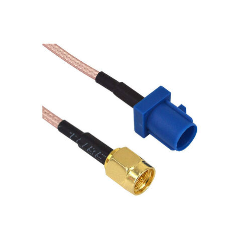 Adaptador Coaxial En ángulo Recto UHF Hembra A SMA Macho - Cable RG316 De 15 Cm, Fabricado En China