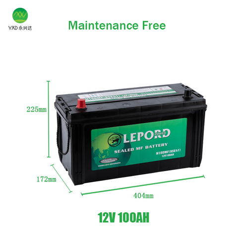 12V/100Ah DIN100 MF/fournisseur d'usine automobile Car-Battery  Maintenance-Free chariot/Auto de la batterie au plomb - Chine 12V batterie,  batterie de voiture